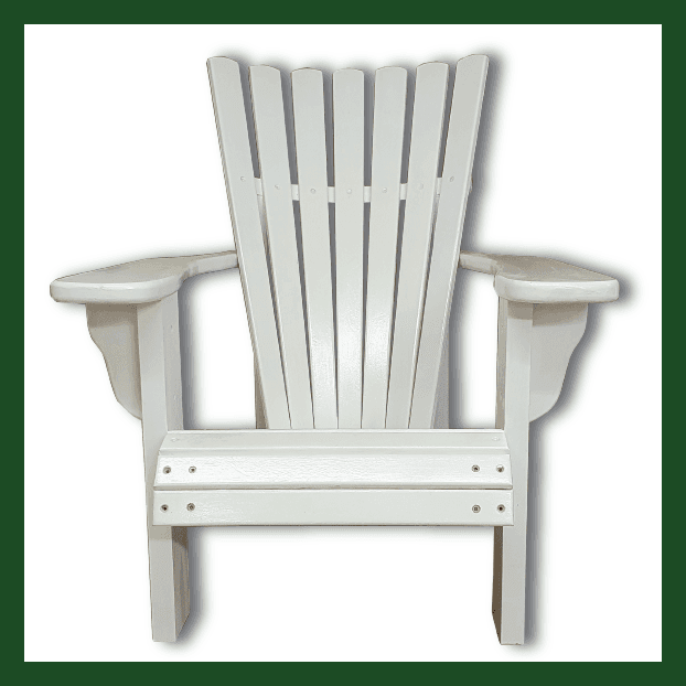 Tall Adirondack Kiaat Wood Chair